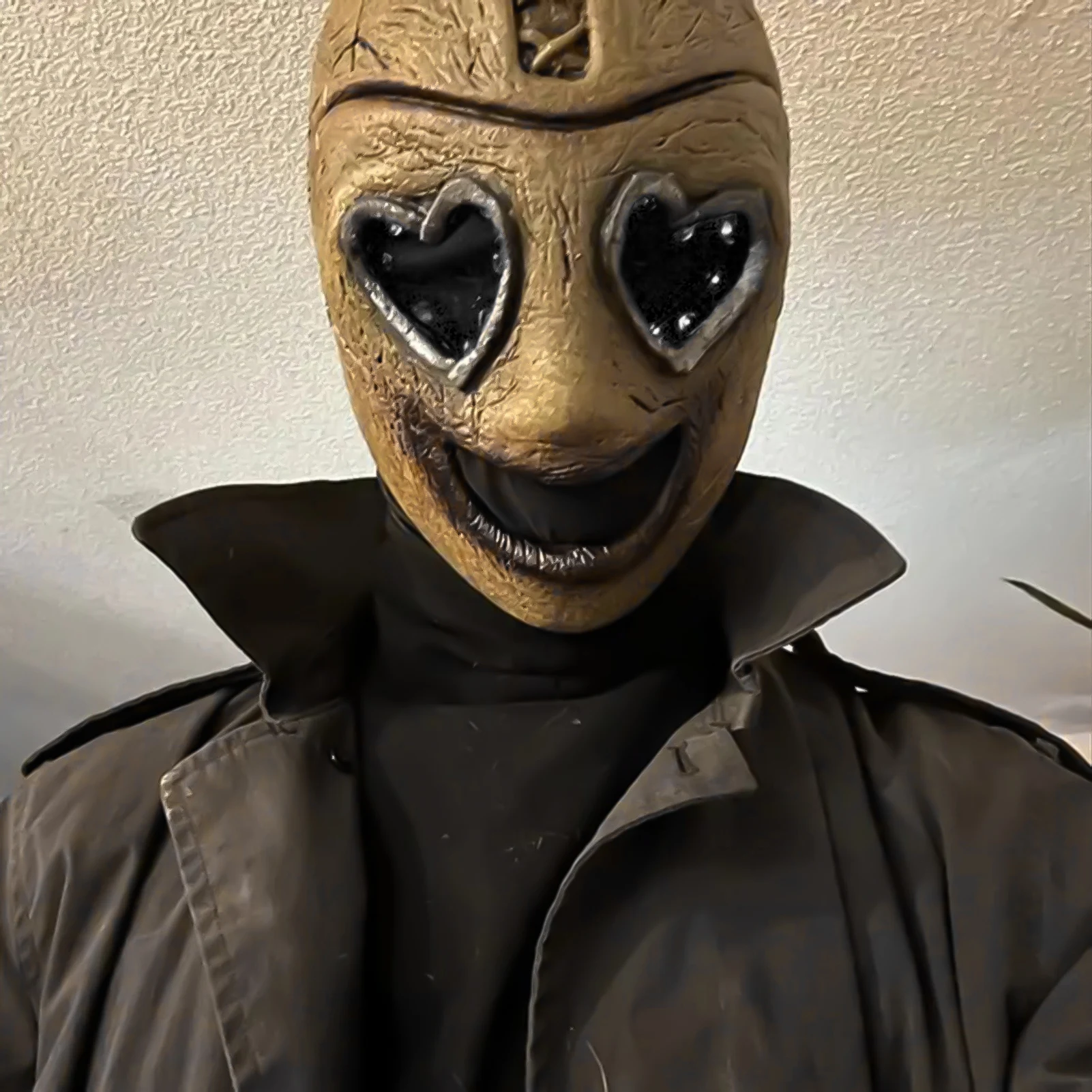 Halloween Wide Grin Model Gezicht Hoofdmasker Voeg geweldig Halloween Vibe Latex Masker Cosplay Prop toe voor volwassenen Kinderen