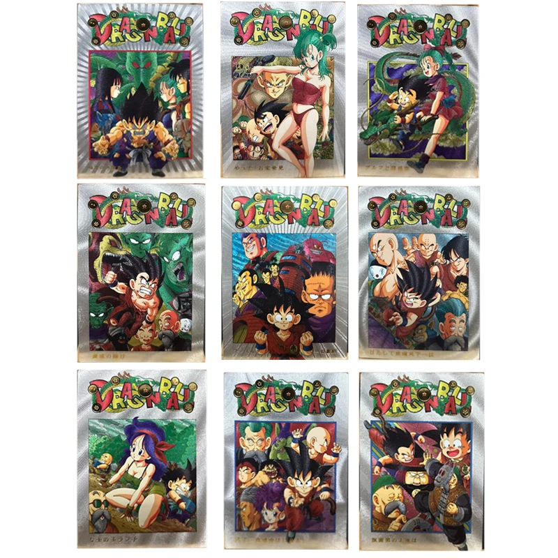 Dragon Ball Son Goku Bulma Torankusu Gotenks Homemade Flashcards Anime Characters New Game Collections Boys Birthday Gift