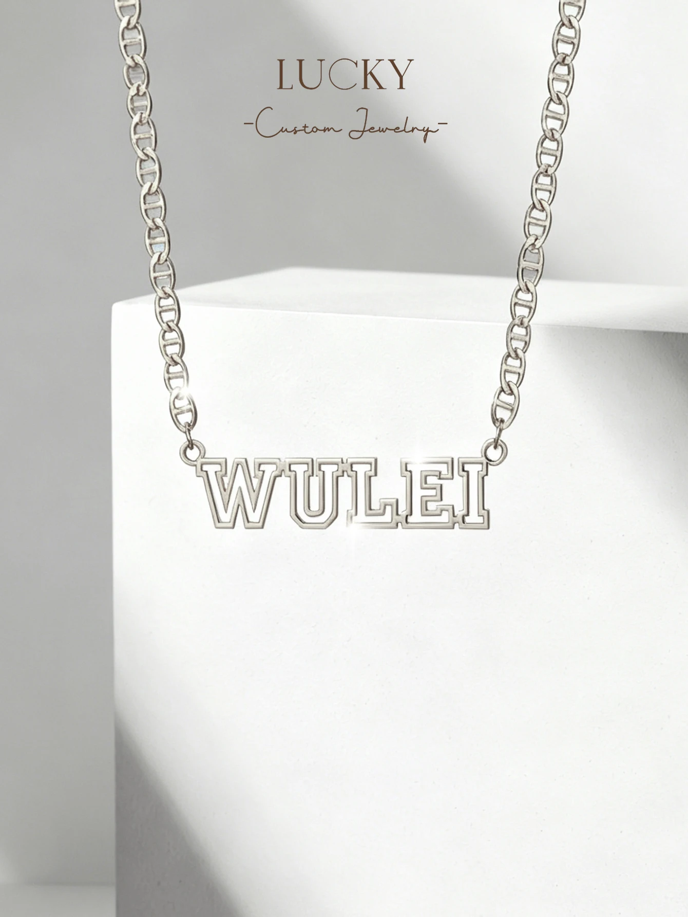 1 colar personalizado com nome - Personalized Name Box avaliação e preço