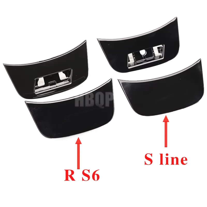 1Pcs Legering Auto Stuurwiel Logo Embleem Sticker Voor Audi Sline Sport A3 A4 A5 Q3 Q5 Rs3 Rs5 S3 S4 S5 view 4
