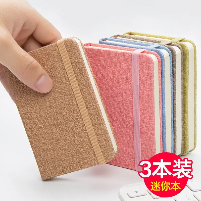 Mini small book thickened small notebook A7 notepad portable pocket simple word bookkeeping book