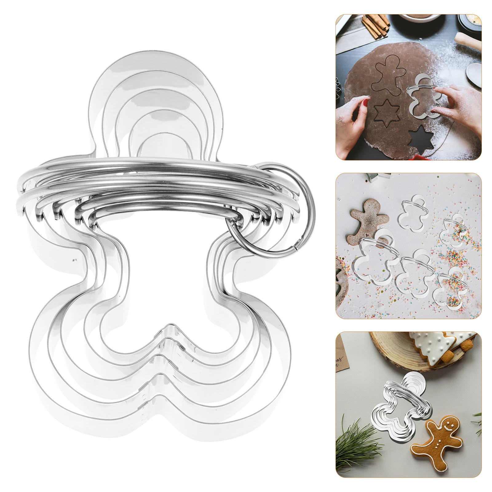 

Baking Mold Cookie Molds for Bakery Cartoon DIY Shaper Biscuit Stainless Steel Handmade Clay