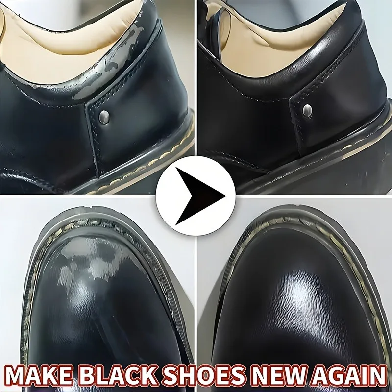 KJM Black Shoe Repair Filler: Quick-Dry Chemical Formula – Scratch Fix for Imitation Leather Shoes/Boots, Durable Refurbishment image 5