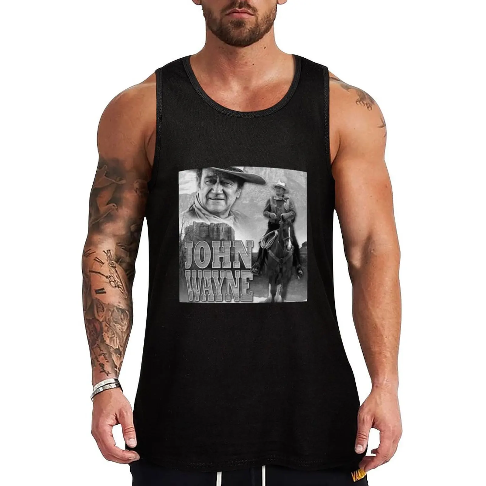 John Wayne - The Western Hero Tank Top Lounge Tank Top Casual Sleeveless Loose Relaxed Top