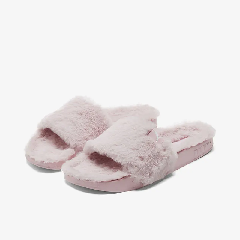 

Puma оригинальные новые женские модные повседневные домашние спортивные тапочки из искусственного меха 385803-02