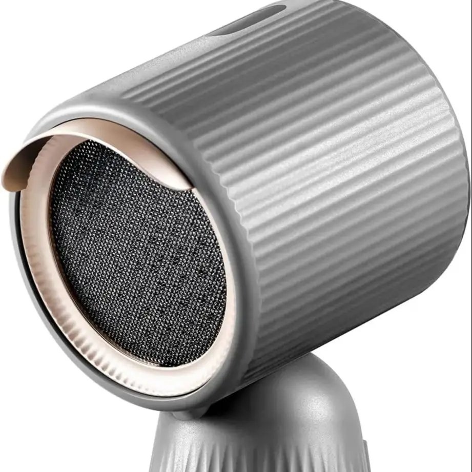 Hotte de cuisine portable Topstrong à 3 vitesses, ventilateur d'extraction de cuisine silencieux de 55 dB pour barbecue/pot chaud, filtres détachables, prise UE (gris)