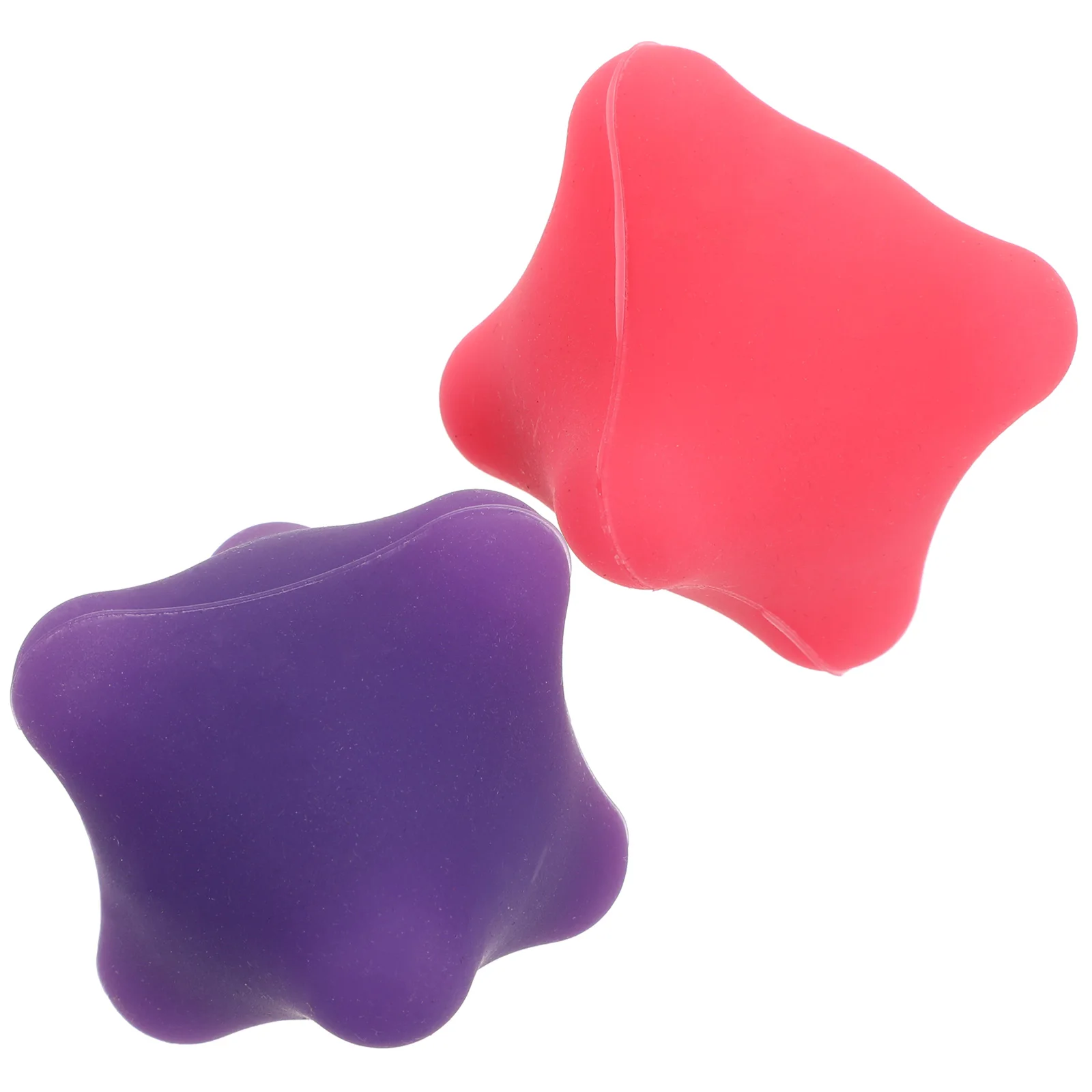 

2 pcs Soft Silicone Hand Massage Ball Grip Therapy Squeeze Balls Finger Exercise Scraping Ball Care Supply