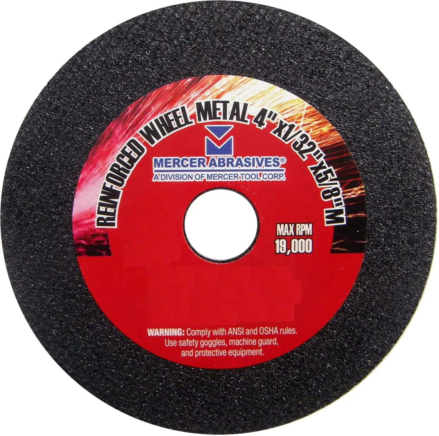 Diameter High Speed Fully Reinforced Cut-Off Wheels 4-Inch by 1/32-Inch by 3/8-Inch C, 100-Pack