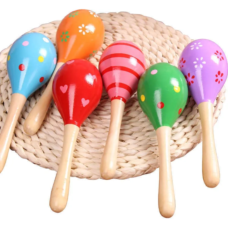 

Cute Mini Colorful Wooden Sand Hammers Boy Instruments (Random Style), Instruments for Cultivating Girl Musical Sense