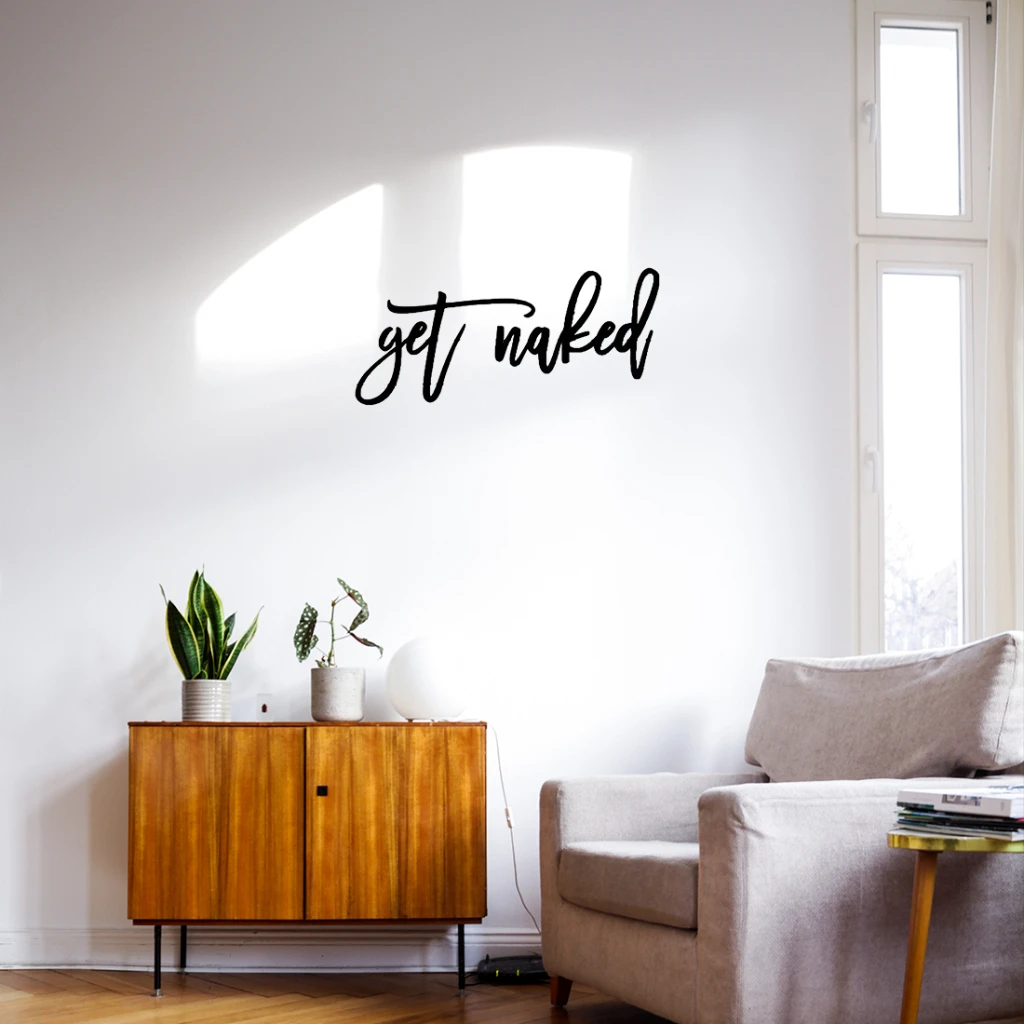 Металлический Настенный Декор, Черные Надписи, Художественная Фото-вывеска, Переводные Слова Для Ванной Комнаты