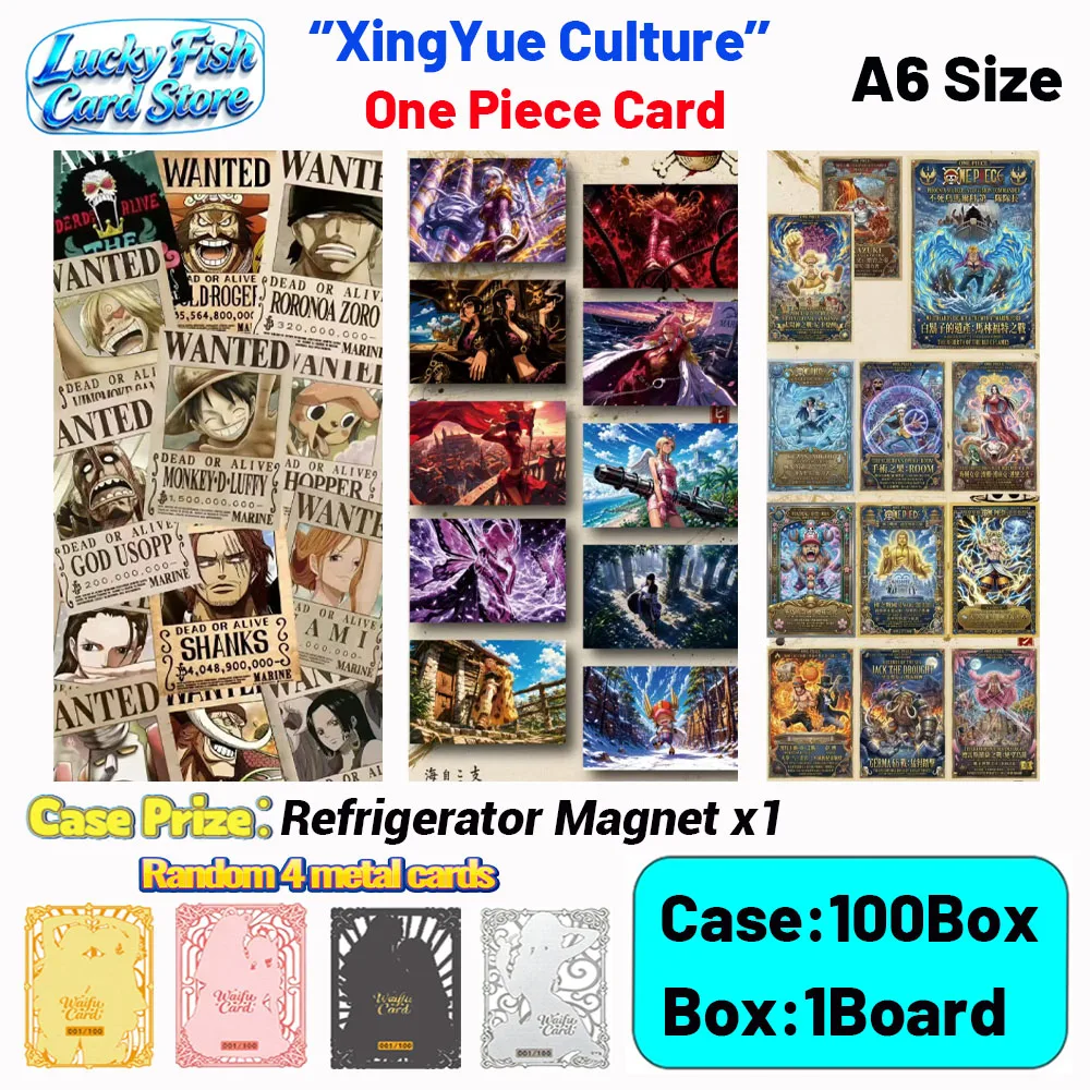 Wholesale 2026 New XingYue Creative Studio One Piece Cards 100 Pieces A6 Size Boards Children's Toys Birthday Gifts
