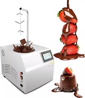 Chocolate Temperating Machine Automatic 7L Chocolate Fountain Dispenser 220V