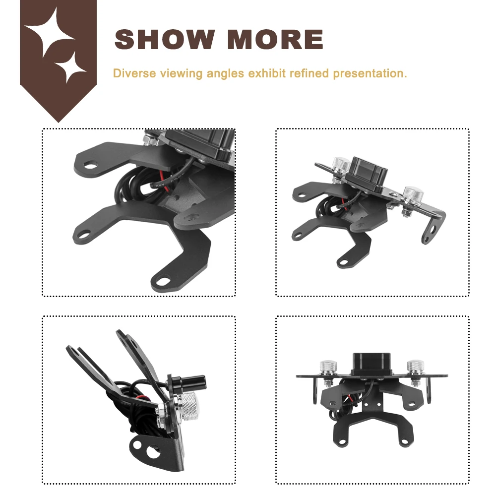 حامل لوحة ترخيص الدراجة النارية Super R 1290 مع مجموعة مزيل الحاجز الخلفي الخفيف لـ 1290 SuperR 2014-2019 #5