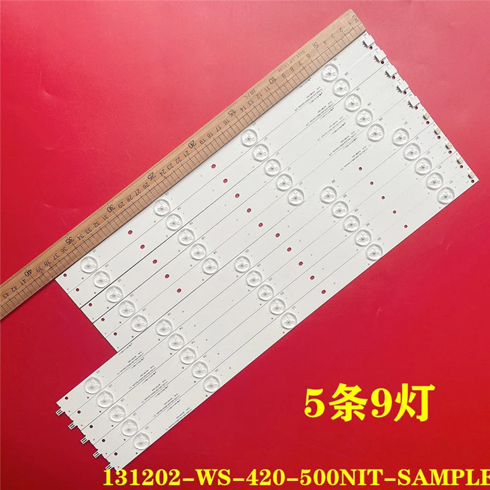 Tc-42as610b led strip for 42inch 131202-WS-420-500n1t-Sample 3-R 131202-ws-420-500nit-sample 3-L 2set=20 pieces tv