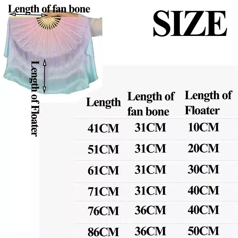 مروحة يد جديدة بنصف دائرة، مروحة رقص شرقي محمولة صينية تقليدية للنساء، ملحقات الأداء