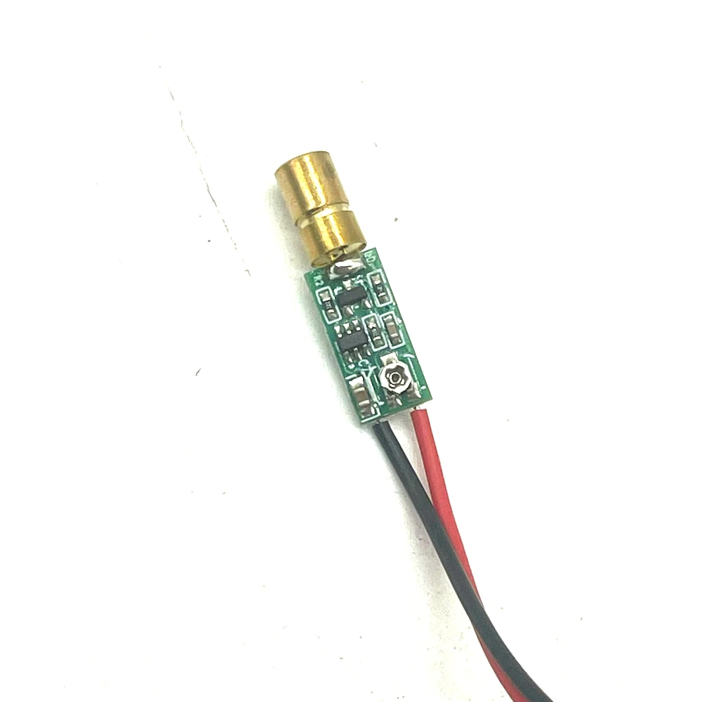 Mini laser de bronze verde, Módulo Localizador de Diodo, 515nm 520nm 5mw, 6x10mm