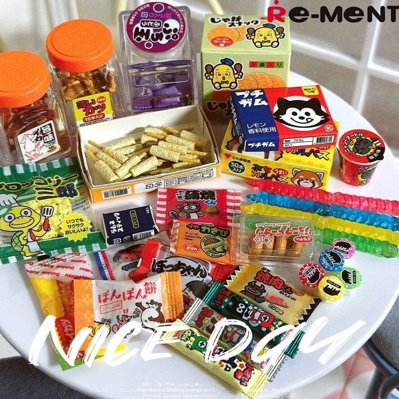 إعادة النقل ريترو ديم سوم كاندي مخزن مشهد مصغر نموذج لطيف هدية لعبة تحصيل شخصيات العمل العصرية عرض لعشاق #1