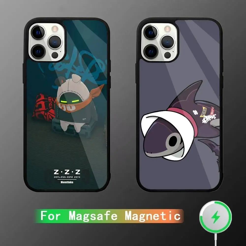 

Zenless Zone Zero Phone Case For iPhone 16,15,14,13,12,11,Pro,Max,Plus,Mini,SE New Magsafe Magnetic Wireless Charging