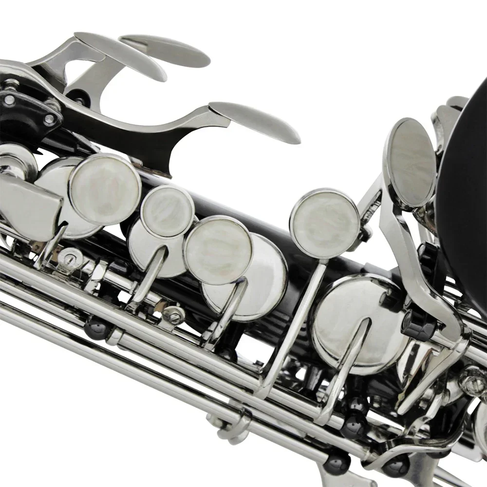9 Teile/satz Saxophon Schlüssel Tasten Bläser Zubehör Weiß Shell Schlüssel Inlays für Alto Tenor Sopran Sax Musical Instrument Teile