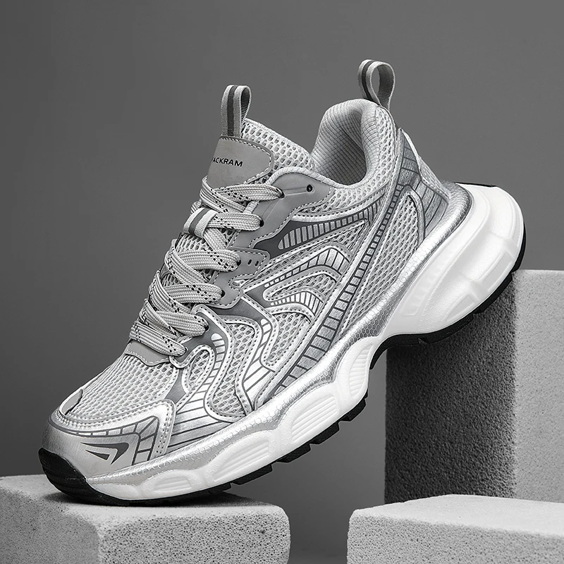 

Men's Shoes 2025 New Autumn Trendy Brand Torre Men's Thick Sole Increased Casual Flow Reflective Sports Running Trendy Shoes