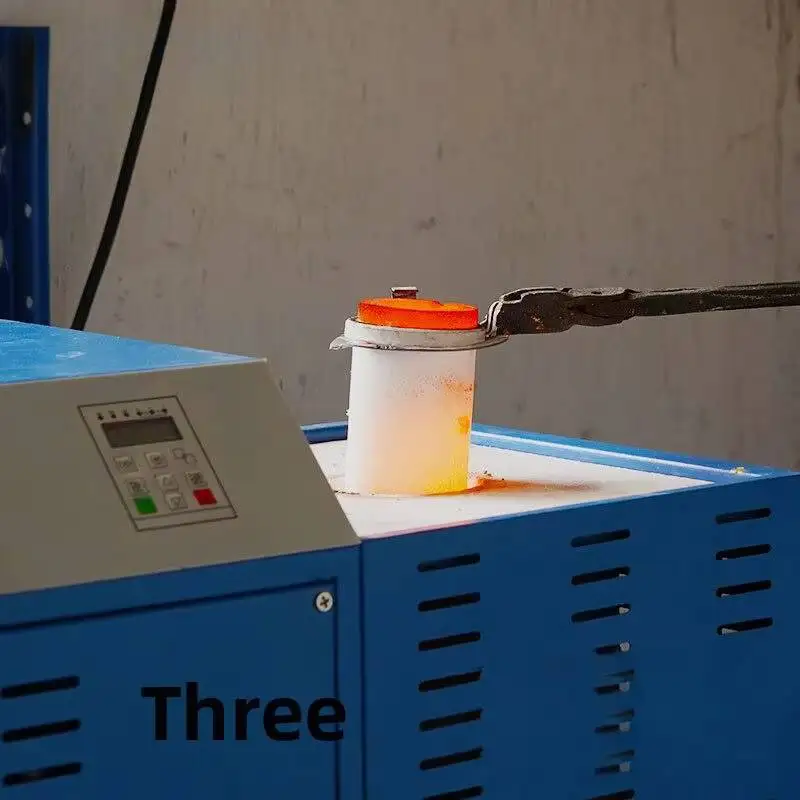 Medium-Frequency Power Source, Crucible Melting Furnace, Small-Batch Induction Gold-Smelting Gold And Silver Jewelry Equipment