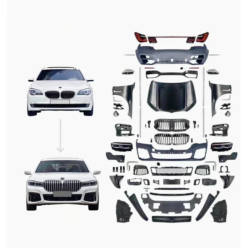

f01/f02 to g12 body kit for f01 f02 modified accessories to g11 g12 19-22 sport tuning car conversion kit without cutting