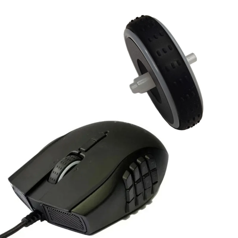 Gaming Mouse Scroll Wheel Pulley Mouse PlasticRolling Wheel Repair Replacement for Naga 2014 Mouse