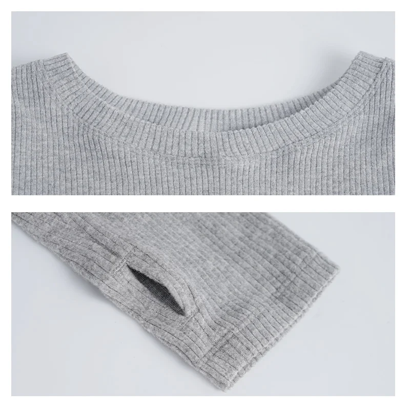 Completo da ballo per balletto per ragazze Maglione invernale in maglia termica Set da due pezzi Abbigliamento da pratica caldo per danza per bambini