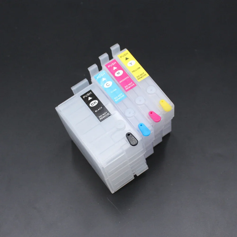 4pc/set 27XL T2711-T2714 Refill Ink Cartridges for Epson WF7110 WF7610 WF7620 WF3620 WF3640 WF7715 WF7710 WF7210 with ARC chip