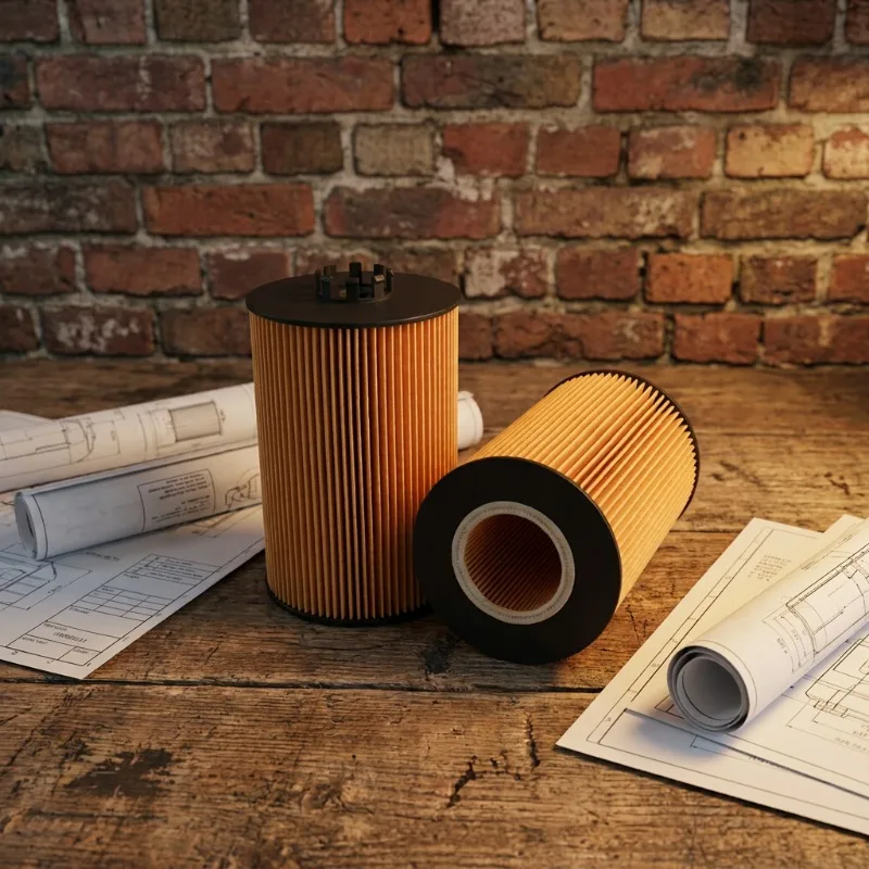 Excavator whole vehicle oil filter, with 5 micron filter function