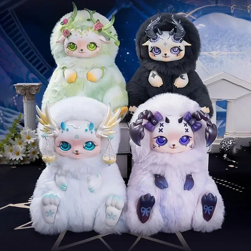 MOBOSTAR-Figurine en Peluche des Douze Constellations, Jouet Mignon, Boîte Aveugle, Jeu de Marée, Langue Secrète de la Forêt, Cadeau Surprise