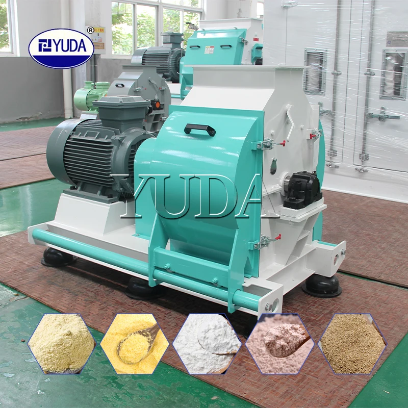 

YUDA Corn Stalk Crusher/Rice Husk Grinder/Peanut Wheat Hammer Mill Grinding Machine