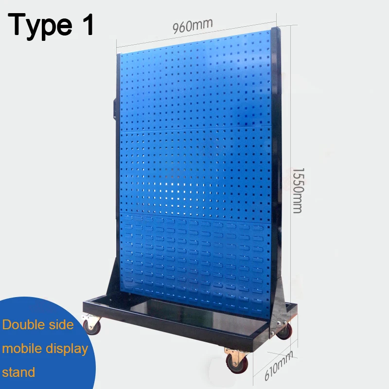 Customized Product Tool Hanging Board Shop Pegboard Panel Rack Power Tool Display Stand