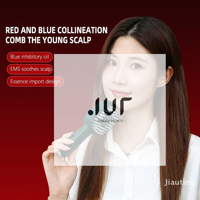 

Электрическая массажная расческа, интеллектуальный вибрационный нагревательный массажер для головы, расслабляющая расческа для массажа головы в помещении и на открытом воздухе