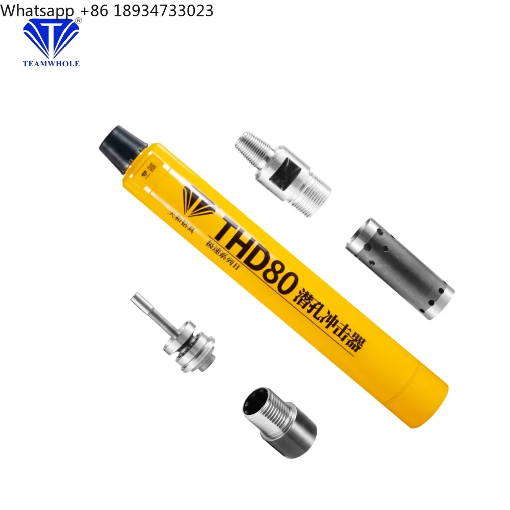 High air Pressure SD8 QL80 MISSION80  DHD380 DTH Hammer Rock Drill Tools 8inch Dth Hammer for Mining Equipment