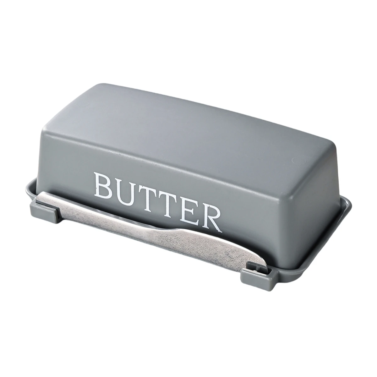 Dining Accessory Butter Box Hassle-free Maintenance Innovative Edge Design Large Capacity Butter Dish With Spatula Dark Green