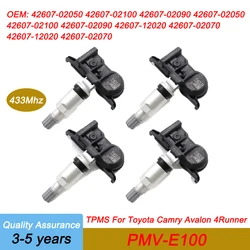 PMV-E100 42607-02050 42607-02090 Tire Pressure Monitor System For Toyota Camry Avalon 4Runner TPMS TYRE SENSOR 433Mhz 4260702100