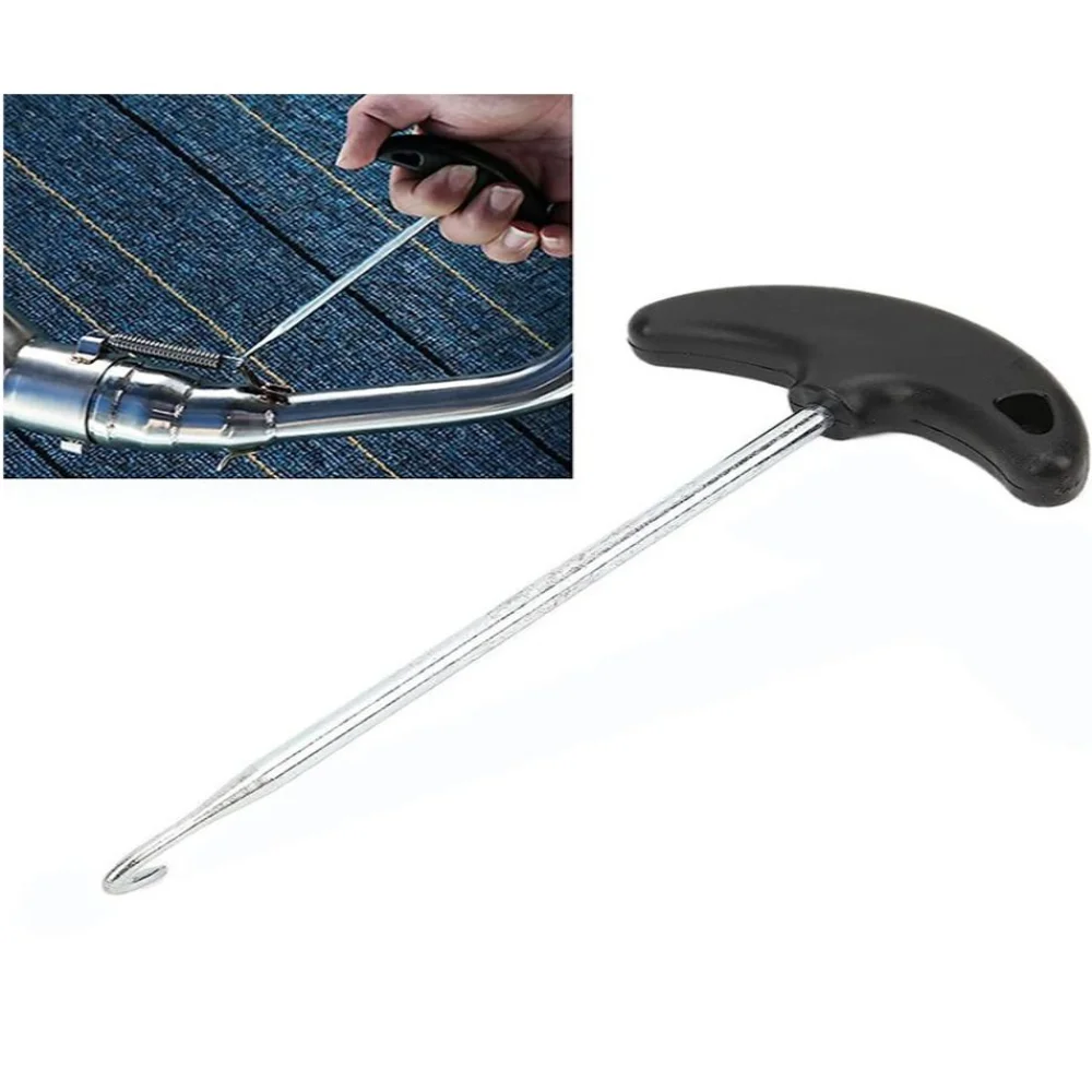 

Universal Motorcycle Exhaust Pipe Spring Hook Save Effort Handheld T Shaped Puller Strong Durable Brake Drum Spring Hook