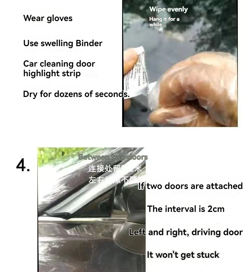 2M DIY Universal Window Weatherstrip for All Car Model Visor Rain Guard Vent Sun Shade Deflector Sunshade Truck Electric Vehicle