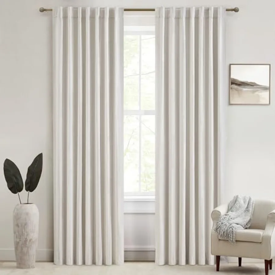 

Drapes 84 Inch Length 2 Panels Set for Bedroom Aesthetic100% out Cute Curtains for Nursery Weather Curtains Thermal Insulated E