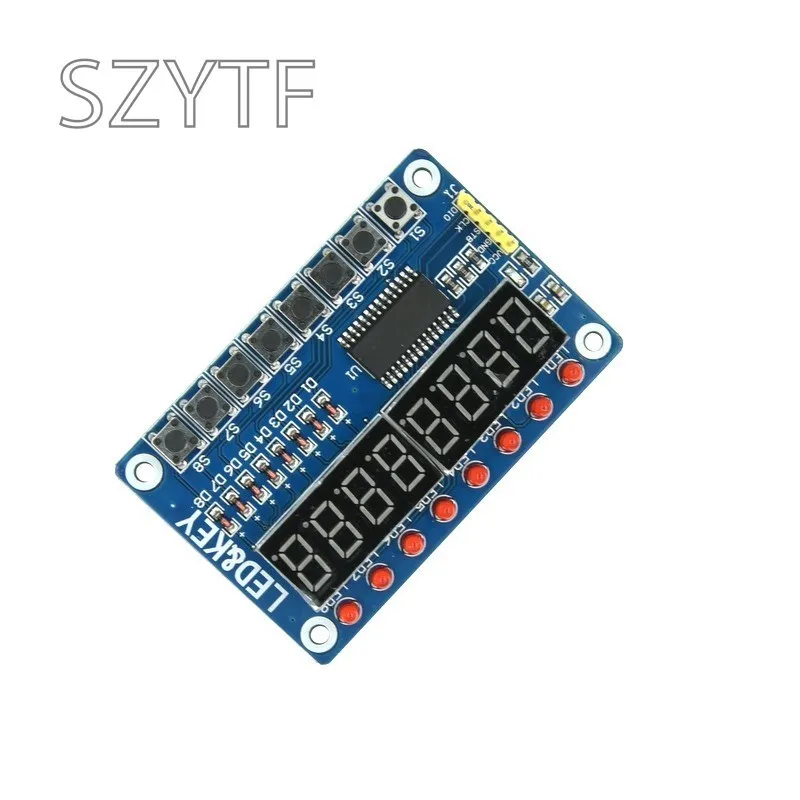 TM1638 Module Key Display For AVR Arduino New 8-Bit Digital LED Tube 8-Bit