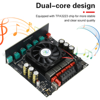 2.1 Channel Digital Audio Amplifier 200W*2+400W Dual-core TPA3223 Bluetooth Power Amplifier Upgraded XY-HT21 High Tone Subwoofer