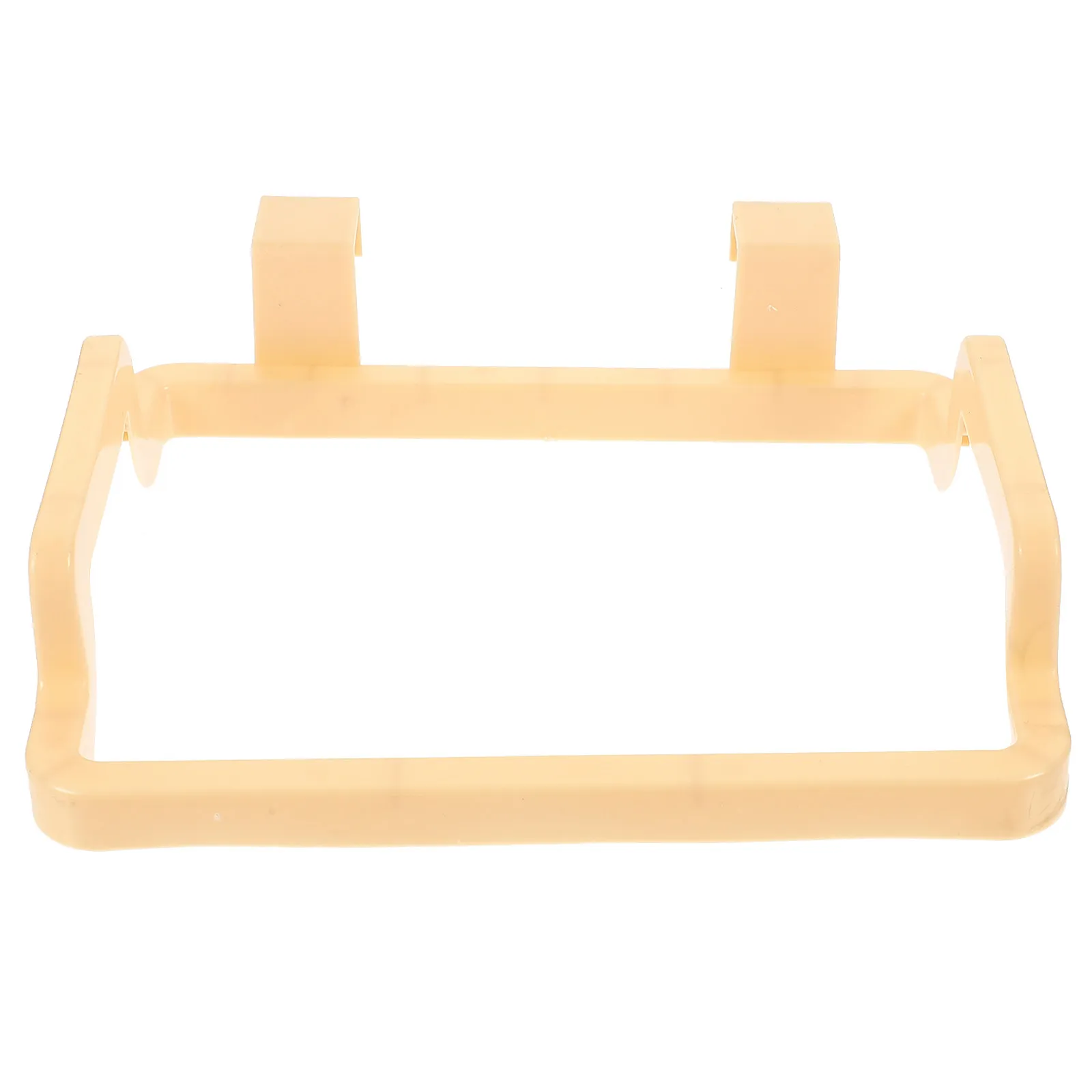

Yellow Kitchen Trash Bag Rack Removable Cabinet Door Holder For Thin Cabinets Under 2Cm Space Saving Garbage Storage Rack