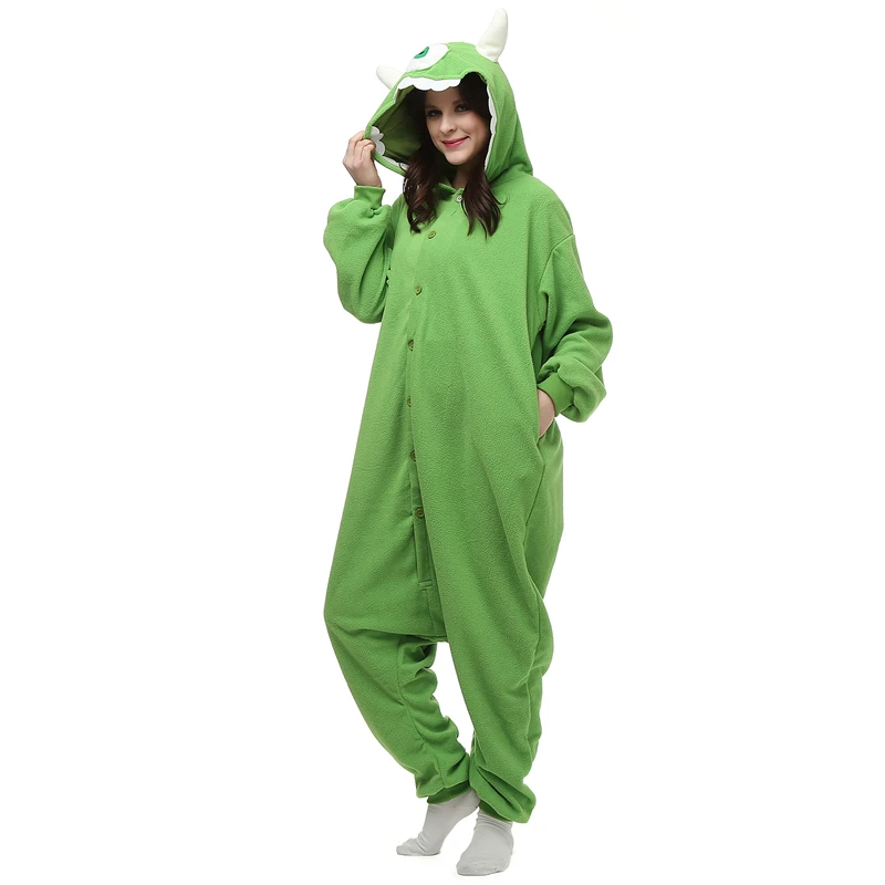 ELEIMOS-Pyjama Kigurumi Monsters pour hommes et femmes, Onesie pour adultes, Animal, Halloween, Cartoon Homewear, Cosplay Costume, 2XL, 3XL