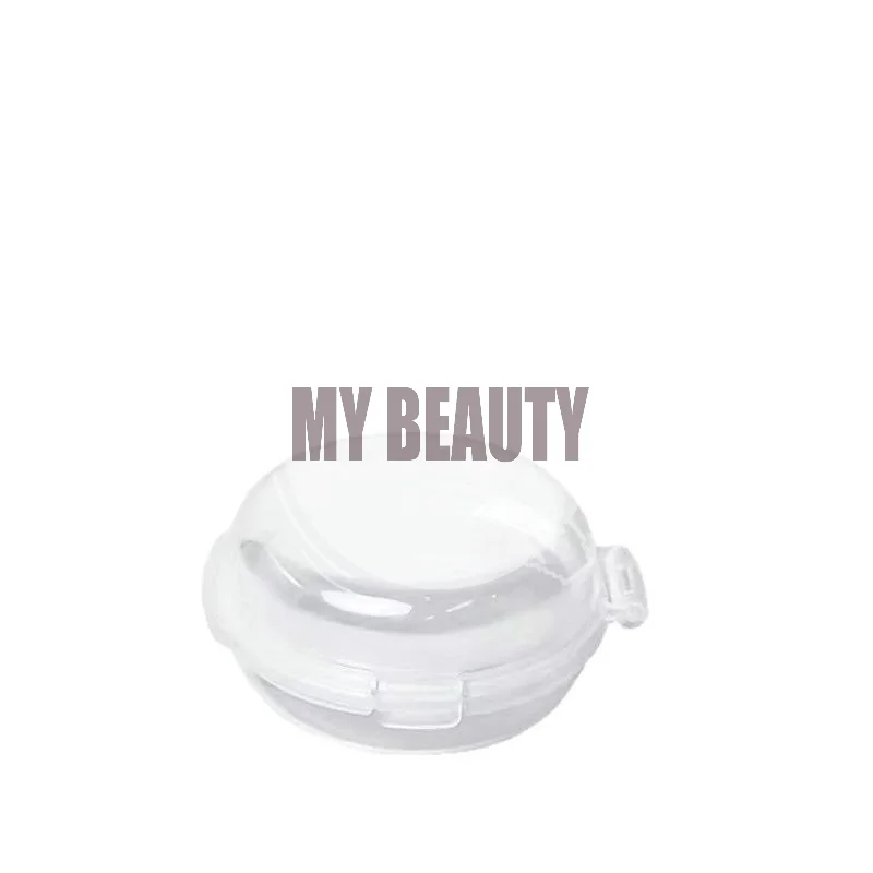 Double-layer Folding Powder Puff Storage Box Non-slip Thickened Enlarged Portable Cosmetic Organizer for Beauty Lovers Travel