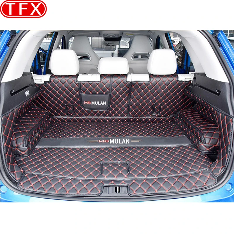 For MG4 2023 MG MULAN EV Car Styling Trunk Protection PU Leather Mat Catpet Interior Cover Part Auto Accessories