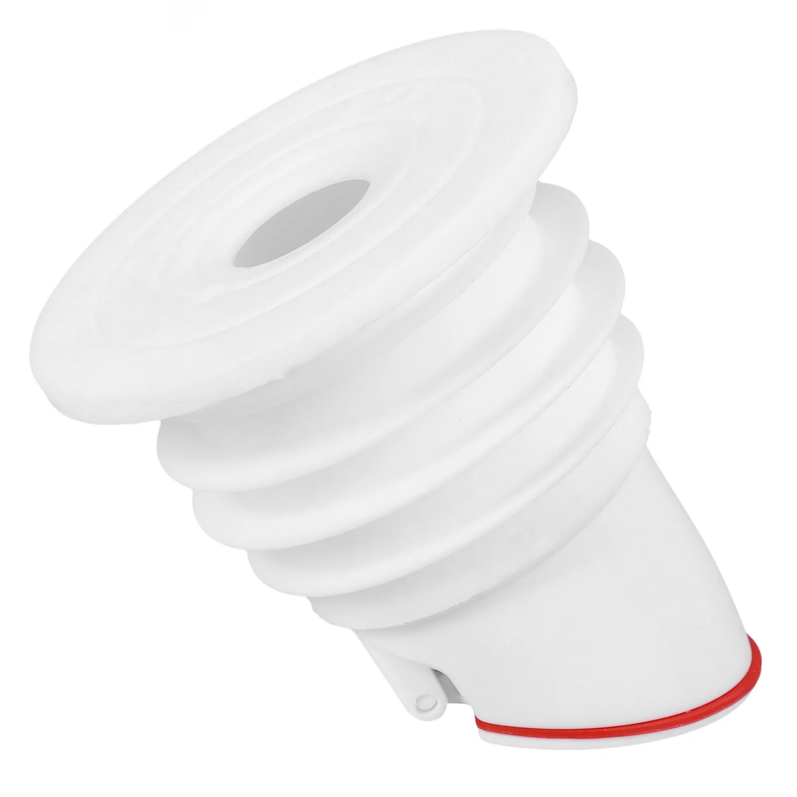 

Odor Sealing Ring White Silicone /50mm Drain Pipe Kitchen Bathroom Hose Shower Backflow Preventer Sink Floor