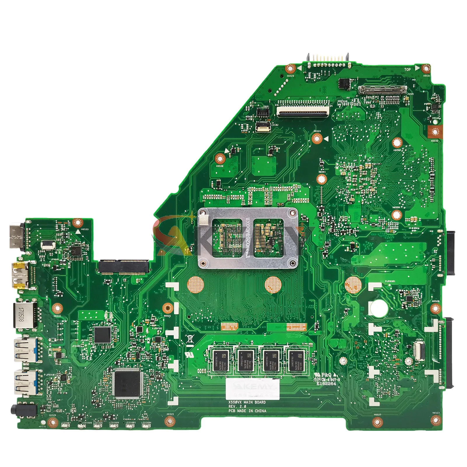 X550VXK Laptop Motherboard For ASUS X550VX X550VQ X550V FH5900 W50V FH5900V A550V VX50V K550VXK Mainboard GTX950 4G/8G-RAM I5 I7