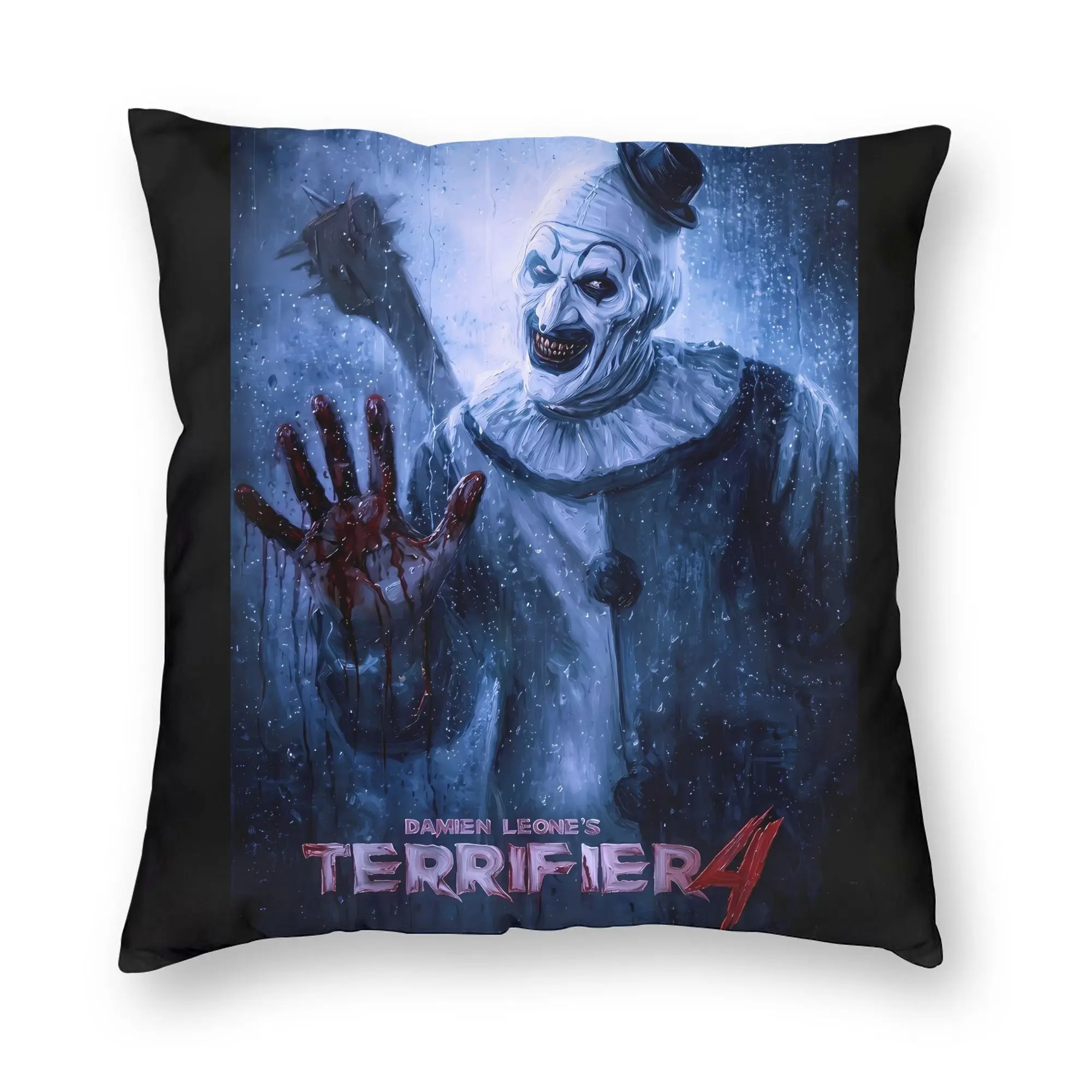 Terrifier Movie Pillow Case  Comfy Pillow Cover Cute Funny Cushion Cover For Couch Sofa Bedroom