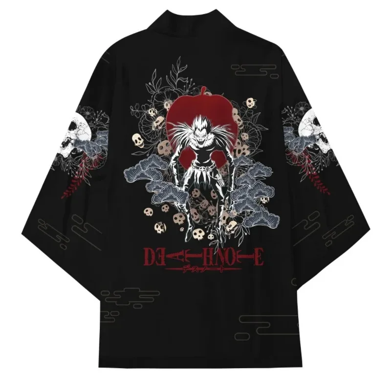 Película Death Note Yagami Light Kimono Cosplay Wafuku capa Albornoz Unisex Yukata Cardigan ropa deportiva pijama disfraces de Halloween